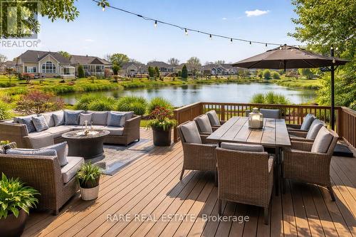 39 Waterfront Circle, Collingwood, ON - Outdoor With Body Of Water With Deck Patio Veranda