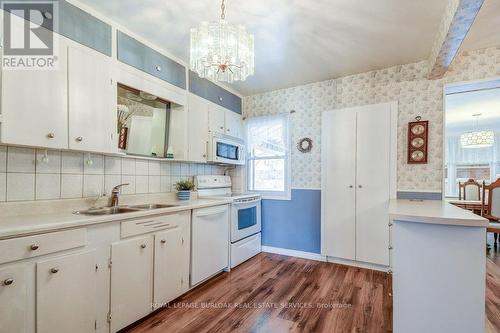 120 Cope Street, Hamilton, ON - Indoor Photo Showing Kitchen With Double Sink