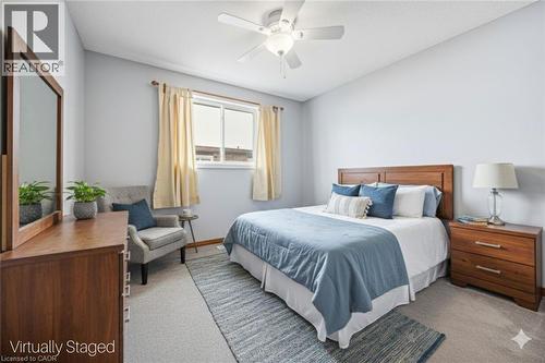 Virtually Staged - 43 Everest Street, Hamilton, ON - Indoor Photo Showing Bedroom