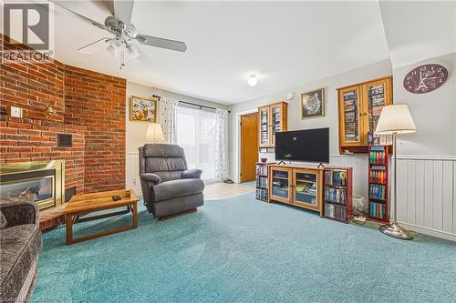 43 Everest Street, Hamilton, ON - Indoor With Fireplace