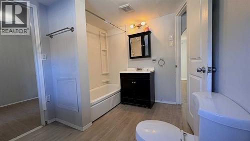 Bathroom/Laundry combo! - 622 5 Avenue, Wainwright, AB - Indoor Photo Showing Bathroom