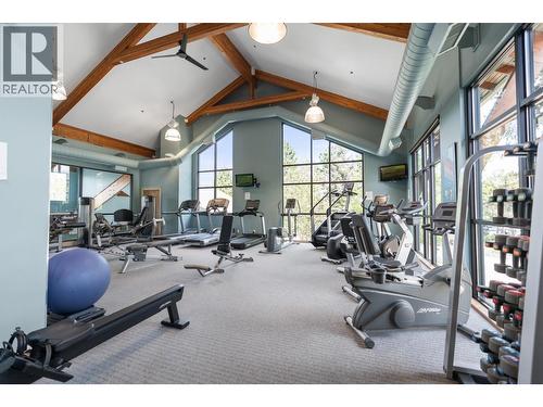 105 Predator Ridge Drive Unit# 22, Vernon, BC - Indoor Photo Showing Gym Room