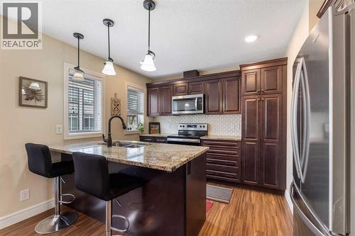 572 Savanna Boulevard Ne, Calgary, AB - Indoor Photo Showing Kitchen With Double Sink With Upgraded Kitchen