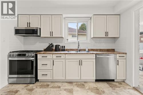 36 Angela Crescent, Cambridge, ON - Indoor Photo Showing Kitchen With Double Sink
