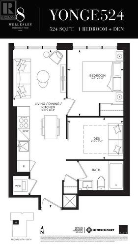 1702 - 8 WELLESLEY STREET W  Toronto, ON M4Y 0J5