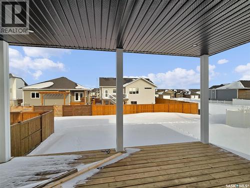 722 Casper Crescent, Warman, SK - Outdoor With Deck Patio Veranda With Exterior