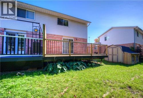 236 Bankside Drive, Kitchener, ON - Outdoor With Deck Patio Veranda With Exterior