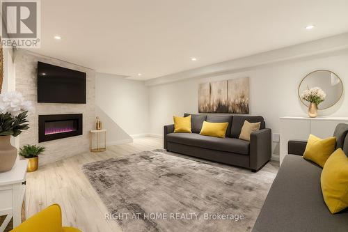 347 Zephyr Avenue, Ottawa, ON - Indoor Photo Showing Living Room With Fireplace