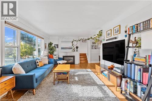 1177 Bellview Street, Burlington, ON - Indoor Photo Showing Living Room With Fireplace