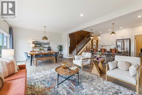 65 Emberside Grove, Cochrane, AB - Indoor Photo Showing Living Room