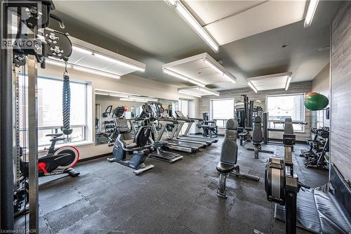 318 Spruce Street Unit# 1106, Waterloo, ON - Indoor Photo Showing Gym Room