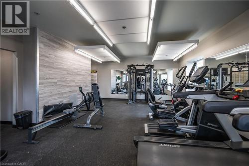 318 Spruce Street Unit# 1106, Waterloo, ON - Indoor Photo Showing Gym Room