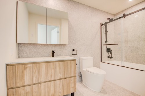 Bathroom - 510-1900 Rue Yvette-Brillon, Montréal (Ahuntsic-Cartierville), QC - Indoor Photo Showing Bathroom