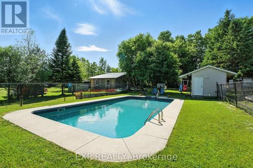 7800 34 Highway, Champlain, ON - Outdoor With In Ground Pool With Backyard