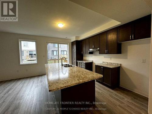 Upper - 33 Shepherd Drive, Barrie, ON - Indoor Photo Showing Kitchen With Double Sink