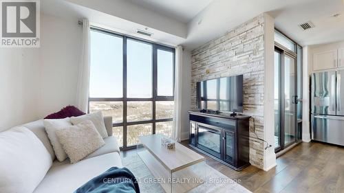 1106 - 45 Yorkland Boulevard, Brampton, ON - Indoor Photo Showing Other Room With Fireplace