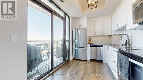 1106 - 45 Yorkland Boulevard, Brampton, ON - Indoor Photo Showing Kitchen With Upgraded Kitchen