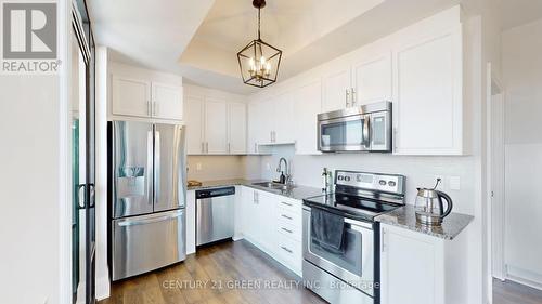 1106 - 45 Yorkland Boulevard, Brampton, ON - Indoor Photo Showing Kitchen With Upgraded Kitchen