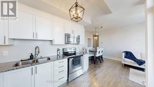 1106 - 45 Yorkland Boulevard, Brampton, ON - Indoor Photo Showing Kitchen With Double Sink With Upgraded Kitchen