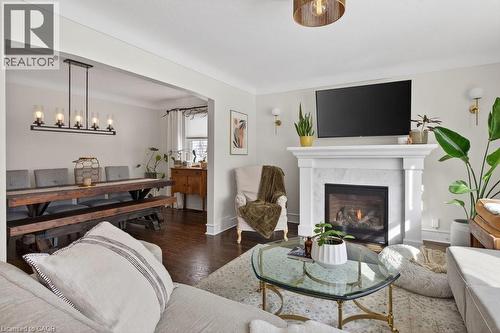 494 Upper Wentworth Street, Hamilton, ON - Indoor Photo Showing Living Room With Fireplace