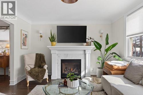 494 Upper Wentworth Street, Hamilton, ON - Indoor Photo Showing Living Room With Fireplace