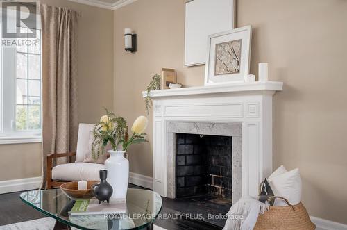 2034 Harvest Drive, Mississauga, ON - Indoor Photo Showing Living Room With Fireplace