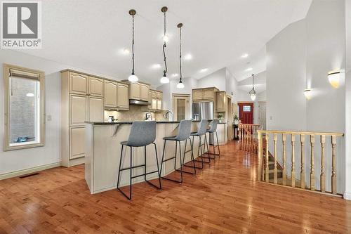 55 Billy Haynes Trail, Okotoks, AB - Indoor Photo Showing Kitchen With Upgraded Kitchen