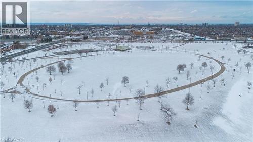 View of snowy aerial view - 5 Charing Drive, Hamilton, ON - Outdoor With View