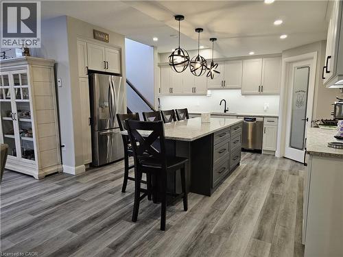 Pantry, Gas Stove, Quartz Countertops - 46 Stonebridge Place, Simcoe, ON - Indoor Photo Showing Kitchen With Upgraded Kitchen