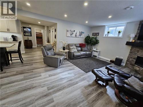 46 Stonebridge Place, Simcoe, ON - Indoor Photo Showing Other Room With Fireplace