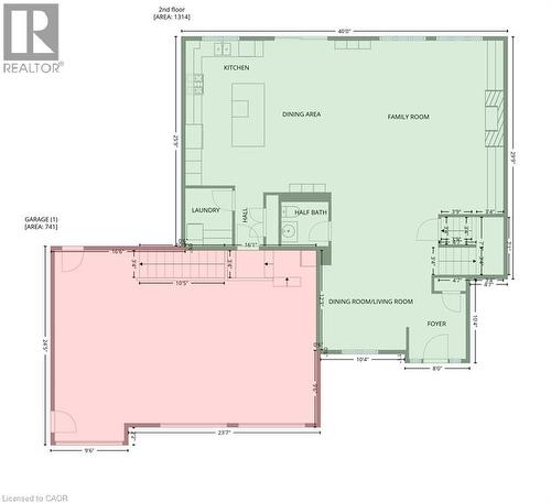 Floor Plan - Main - 46 Stonebridge Place, Simcoe, ON - Other