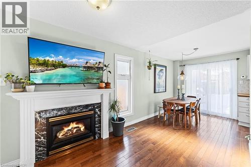 4401 Vallence Drive, Burlington, ON - Indoor Photo Showing Living Room With Fireplace