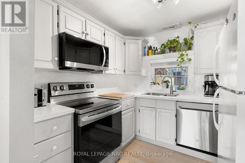 89 1/2 Albert Street, St. Catharines (Downtown), ON - Indoor Photo Showing Kitchen With Double Sink