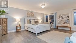 Primary suite set apart for added privacy. - 