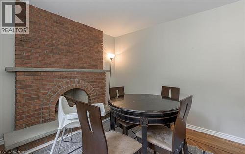 3 Pottery Crescent, Brampton, ON - Indoor Photo Showing Dining Room With Fireplace