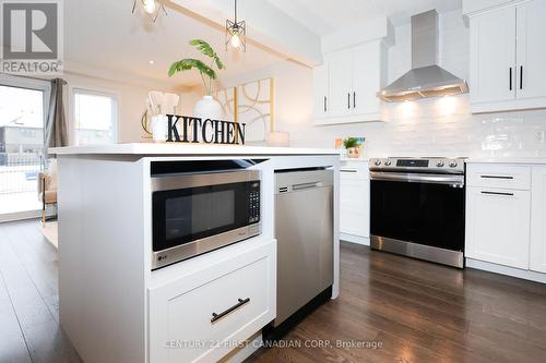 Comes with all 6 Appliances. - 9 - 2040 Shore Road, London South (South A), ON - Indoor Photo Showing Kitchen With Stainless Steel Kitchen With Upgraded Kitchen