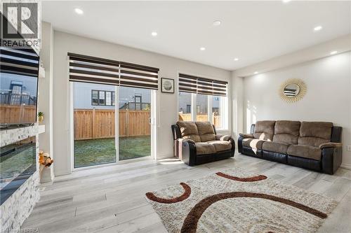 29 Arnold Marshall Boulevard, Caledonia, ON - Indoor Photo Showing Living Room With Fireplace