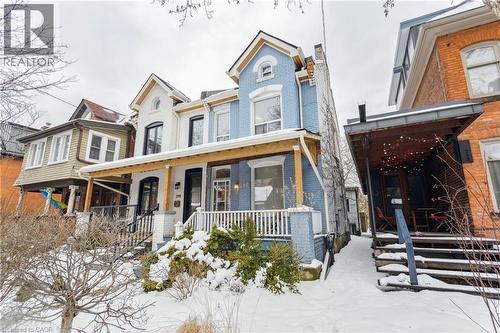 296 Charlton Avenue W, Hamilton, ON - Outdoor With Deck Patio Veranda With Facade