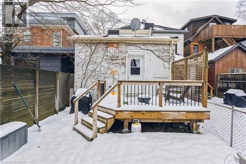 296 Charlton Avenue W, Hamilton, ON - Outdoor With Deck Patio Veranda