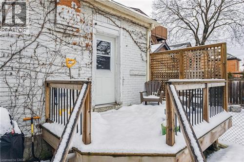 296 Charlton Avenue W, Hamilton, ON - Outdoor With Deck Patio Veranda