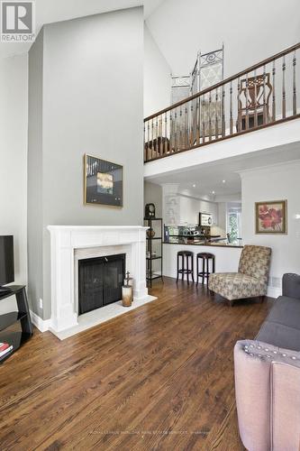 479 Blathwayte Lane, Burlington, ON - Indoor Photo Showing Living Room With Fireplace