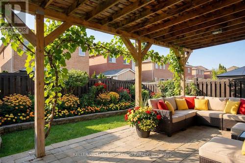 Digitally staged Summer View - 75 Monteith Crescent, Vaughan, ON 