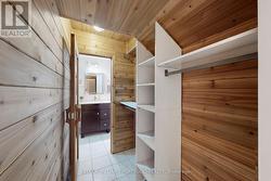 Cedar lined W/thru closet - 