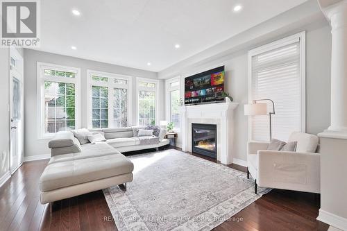 3262 Skipton Lane, Oakville, ON - Indoor Photo Showing Living Room With Fireplace