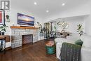 177 Houghton Avenue S, Hamilton, ON  - Indoor Photo Showing Living Room With Fireplace 