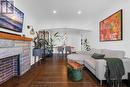 177 Houghton Avenue S, Hamilton, ON  - Indoor Photo Showing Living Room With Fireplace 