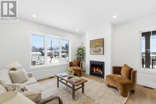 130 Fifth Street, Collingwood, ON - Indoor Photo Showing Living Room With Fireplace