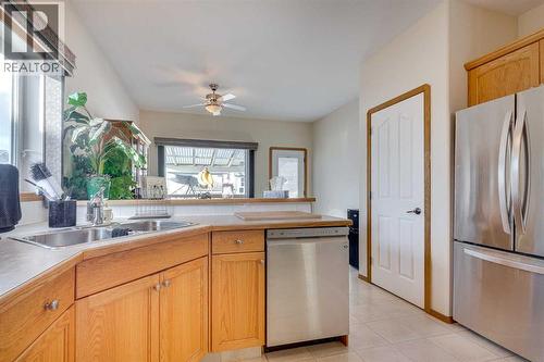 38 Kendrew Drive, Red Deer, AB - Indoor Photo Showing Kitchen With Double Sink