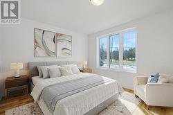 Virtually Staged Primary Bedroom Similar Unit - 