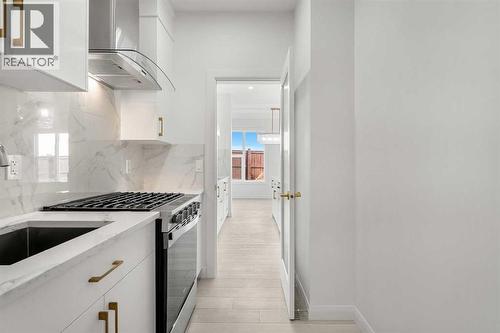 94 Cornerbrook Crescent Ne, Calgary, AB - Indoor Photo Showing Kitchen With Upgraded Kitchen